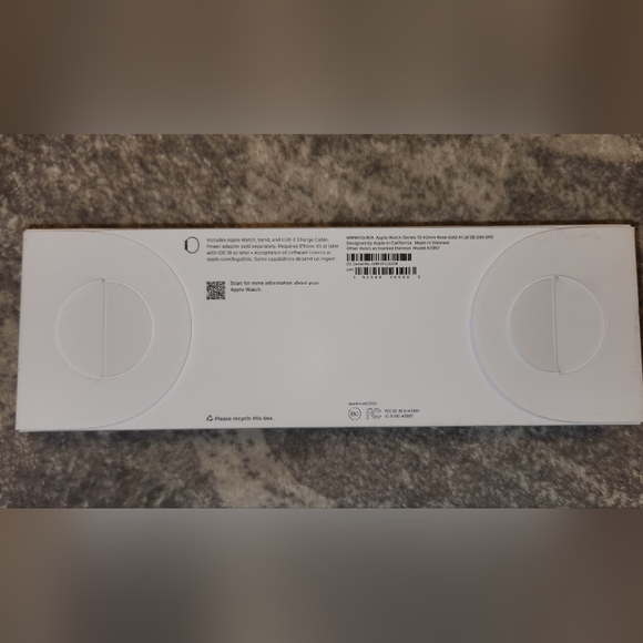 Apple Watch Series 10 (GPS) 42mm Aluminum Case with Light Blush Sport Band - S/M - Picture 5 of 7